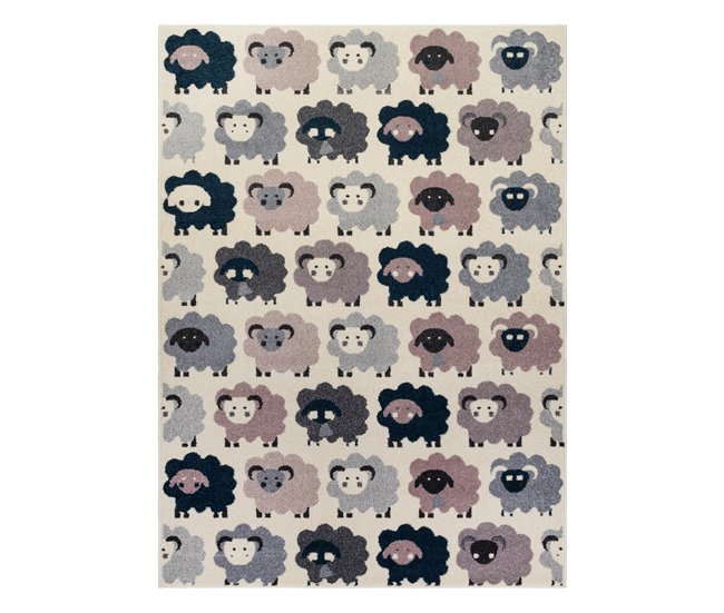 Alfombra HEOS 78468 Ovejas 190x270 Crema