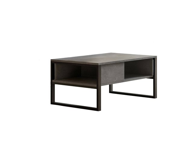Mesa de centro com efeito madeira 100x59 Gris