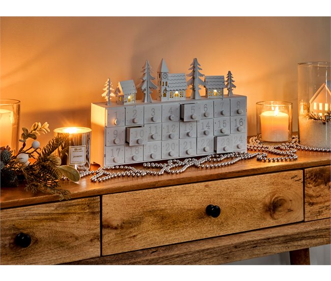 Beliani Figura decorativa MUONIO Blanco