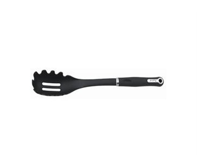 Cucharón para PASTA de acero inoxidable y nylon Negro
