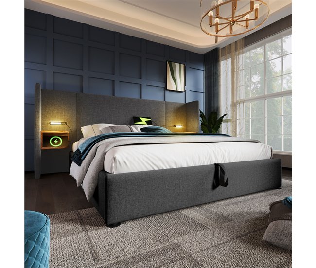 Canapés abatibles Gris