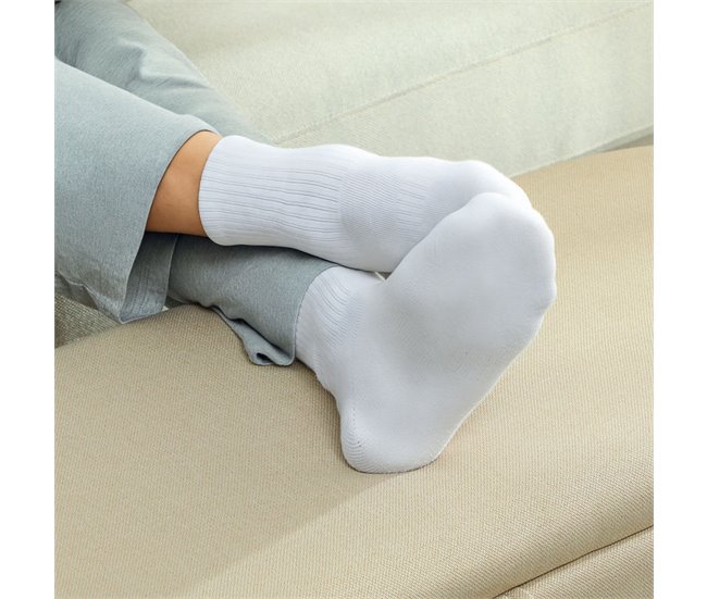 Banco de Almacenaje Poliéster, Espuma HOMCOM Crudo