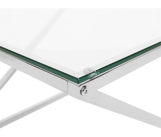 Beliani Mesa de centro BEVERLY 60x60 Gris