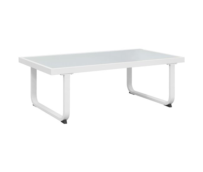 Set de muebles de jardín    cojines aluminio Blanco/ Negro