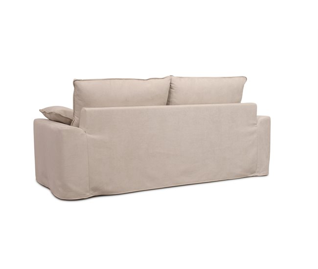 Sofá 3 plazas fijo VIALO Beige