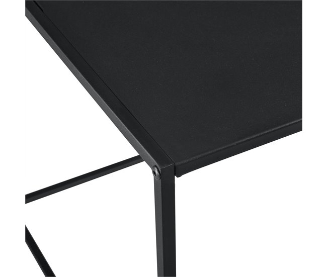 Mesa Consola Russafa metal robusta Negro