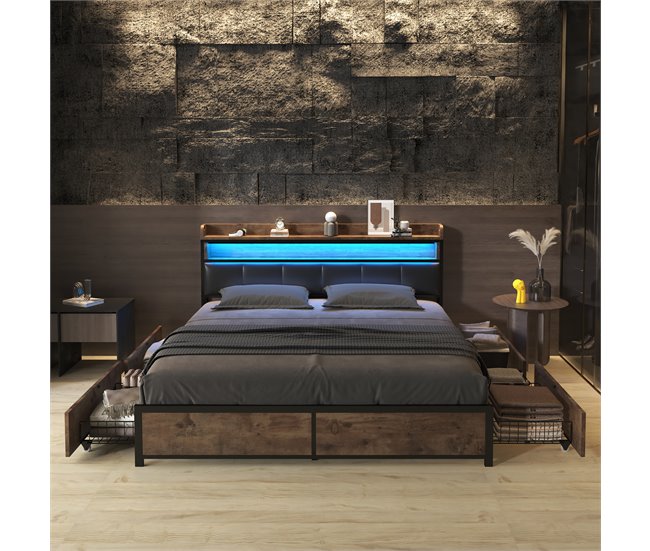 Camas de matrimonio Negro