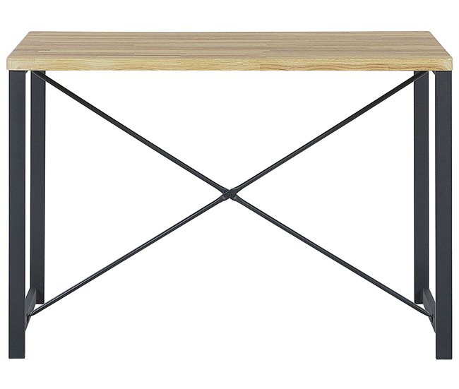 Beliani Conjunto de comedor FLIXTON Marron