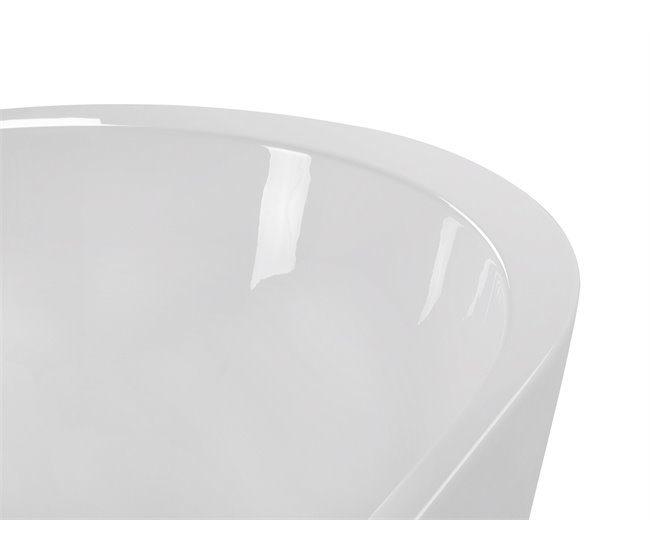 Beliani Bañera independiente NEVIS 75x160 Blanco