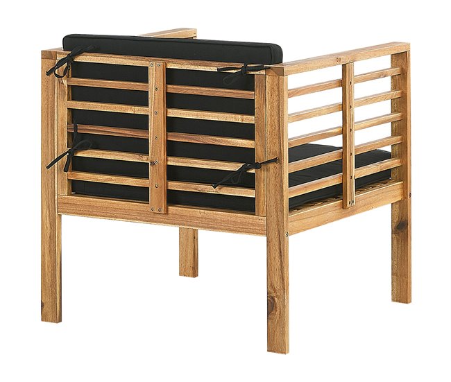 Beliani Conjunto de jardín Madera de acacia PACIFIC Marron