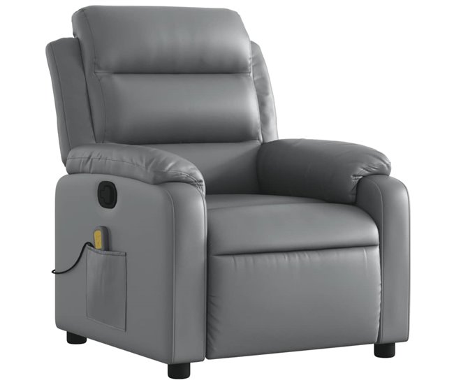 Sillón Reclinable De Masaje Crema