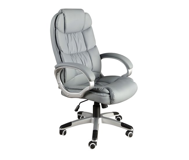 ANGEL CERDA Silla oficina giratoria polipiel Gris