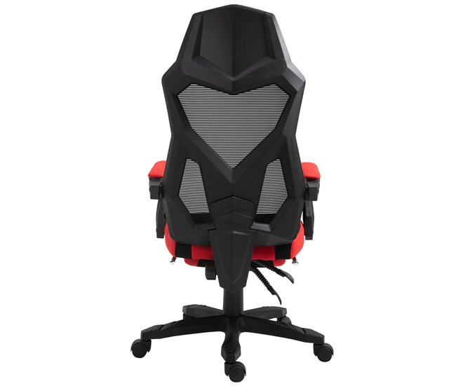 Silla de Oficina esponja, tejido de malla Vinsetto Rojo
