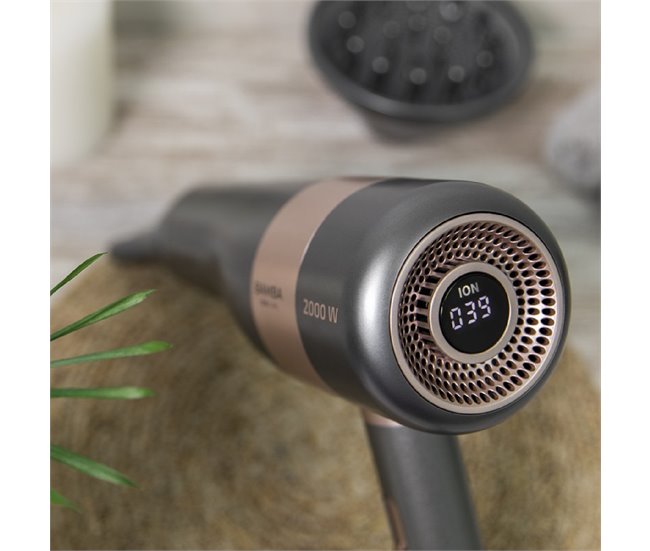 Secador IoniCare 6000 RockStar Vision Cecotec Negro