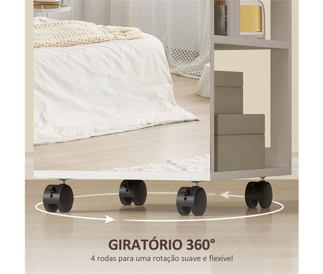 Espejo Joyero MDF HOMCOM, hogar - decoración Crudo