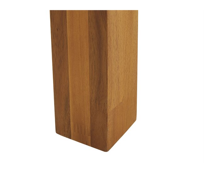 Beliani Conjunto de comedor LIVORNO Marron