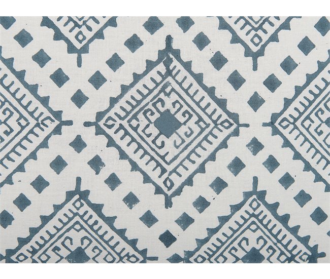 Beliani Cojín decorativo CORDATA Azul