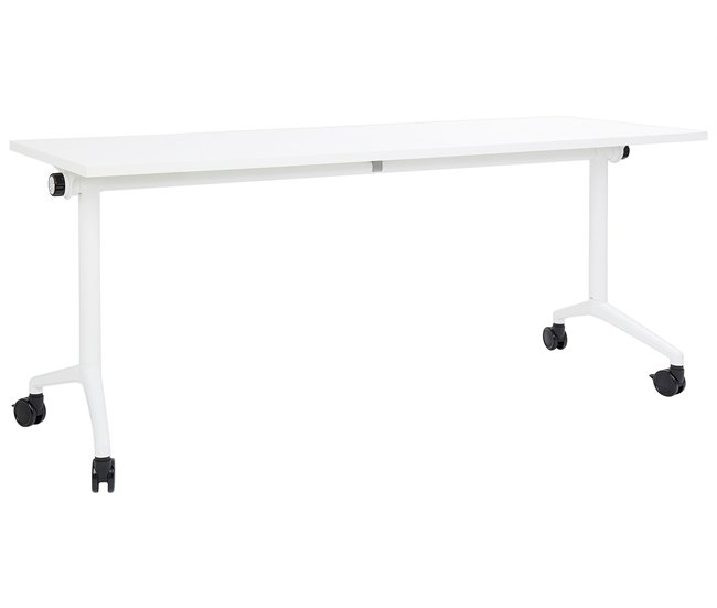 Beliani Escritorio plegable CAVI 180x60 Blanco