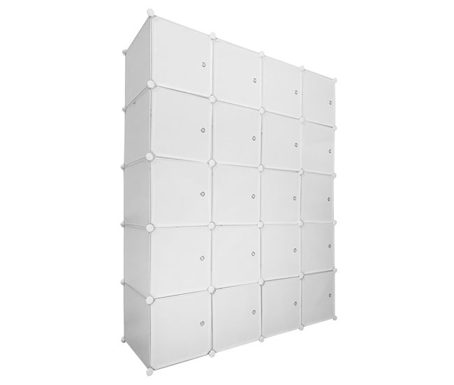 Armario Vestidor Cube Personalizable Boxed Premium Blanco