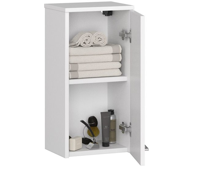 Armario de pared de baño AKORD FIN 30 Blanco
