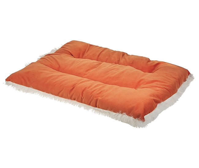 Beliani Cama para mascotas ERGANI Naranja