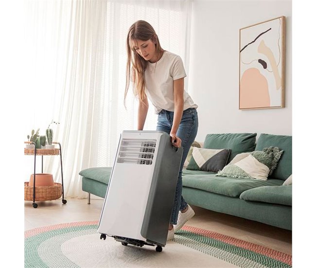 Aire acondicionado portátil ForceClima 9400 Soundless Heating Cecotec Inox
