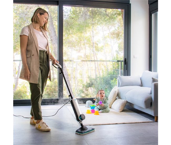 Cecotec Vaporeta vertical Hydrosteam 3030 Active Negro/ Gris