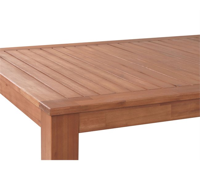 Beliani Mesa de jardín MONSANO Marron