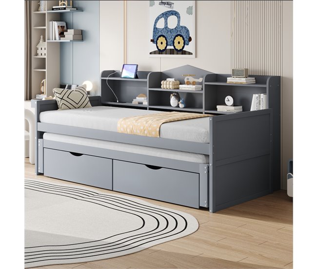 Camas nido 110x192 Blanco