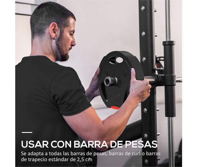 Discos de Pesas PP, Arena SPORTNOW, deportes y ocio - pesas Negro