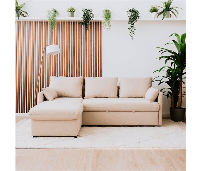 BUDWING Orlando Sofá Cama Beige