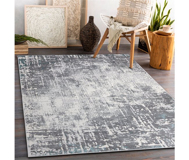 Alfombra CORE W9782 - estructural 120x170 Gris