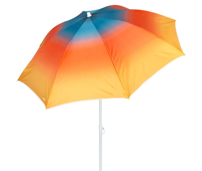 Aktive Sombrilla de playa 8 varillas inclinable 200x200 Multicolor