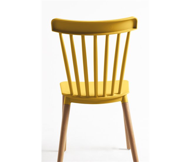 Pack 6 Sillas Leka Amarillo