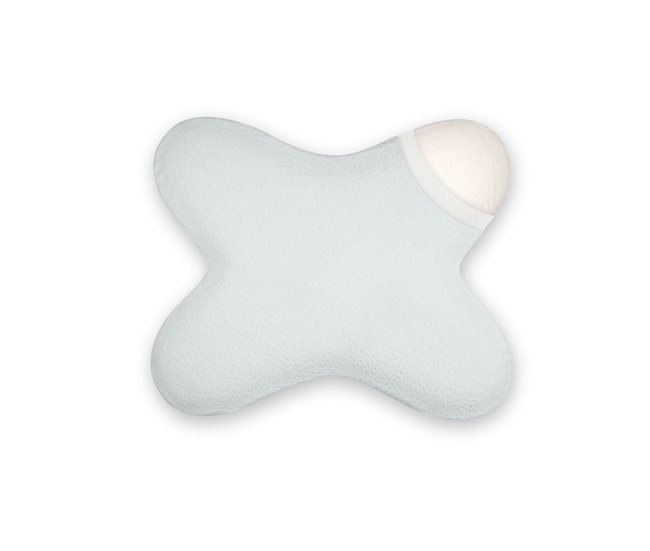 Almohada Mariposa Plana Viscoelástica Funda Algodón Blanco
