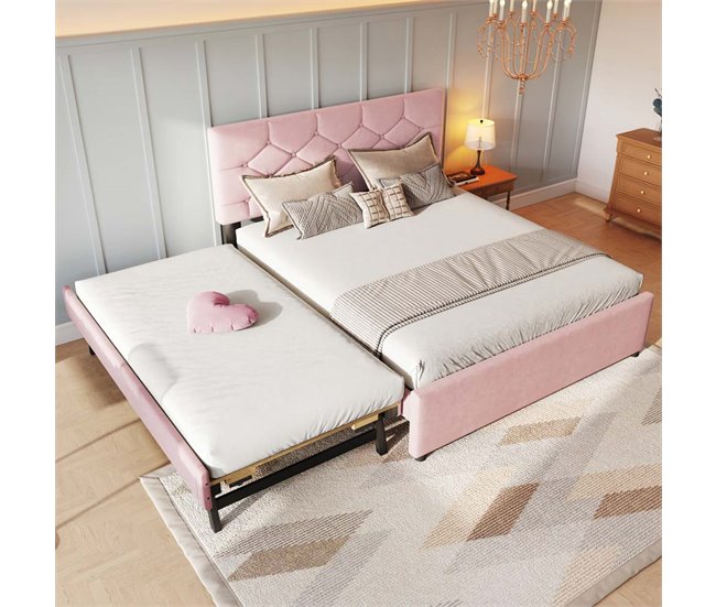 Camas nido 152x211 Rosa