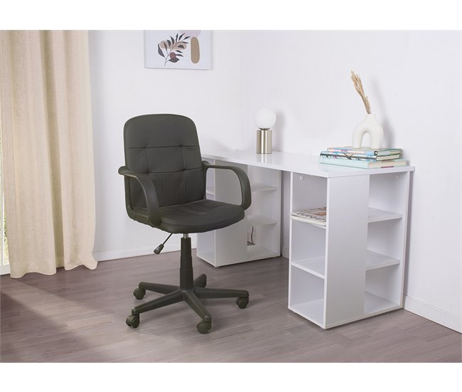 Silla de escritorio ALDO negra Negro