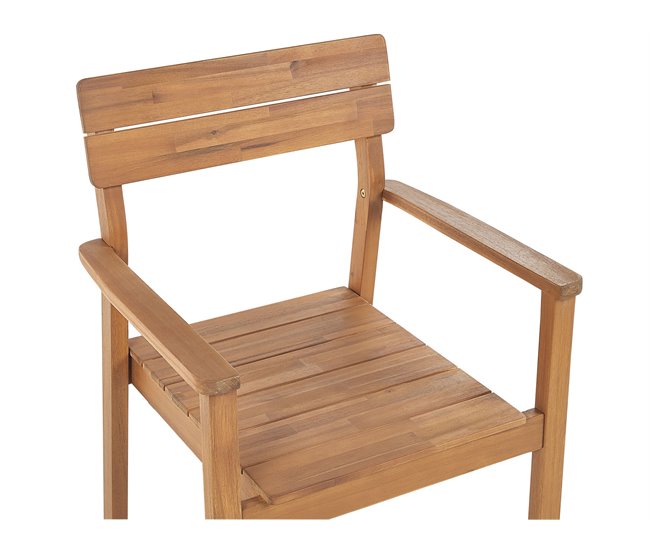 Beliani Conjunto de comedor FORNELLI Marron