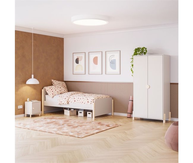 Cama juvenil Misty Dawn 200x92 Beige