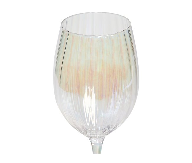 Beliani Cristalería Vidrio MORGANITE Transparente