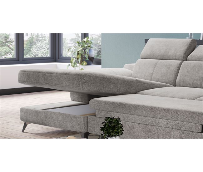 Chaise longue con cama TITUS Beige