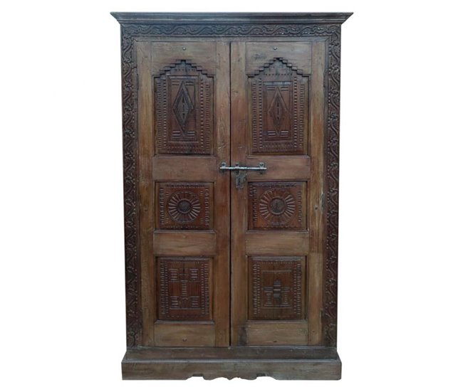 Armario de madera Marron