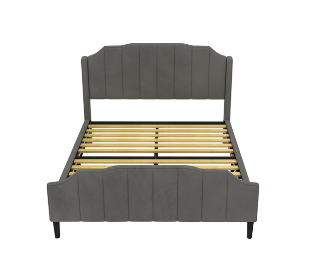 Marco de la cama 200x140 Gris