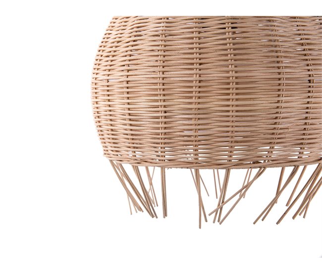 Beliani Lámpara colgante DRINO Natural