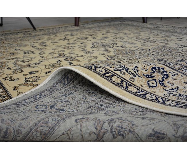 Alfombra de jacquard WINDSOR 22915 Rosetón 200x300 Beige