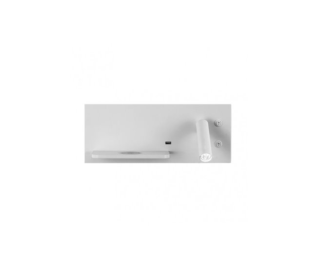 Aplique De Pared Metal Serie Velazquez Blanco