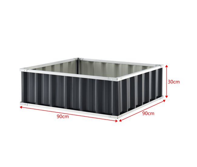 Arriate de altura Zevenaar acero galvanizado 