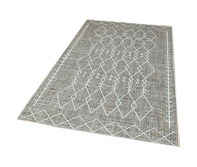Alfombra De 80 X 150Cm 150x80 Crema