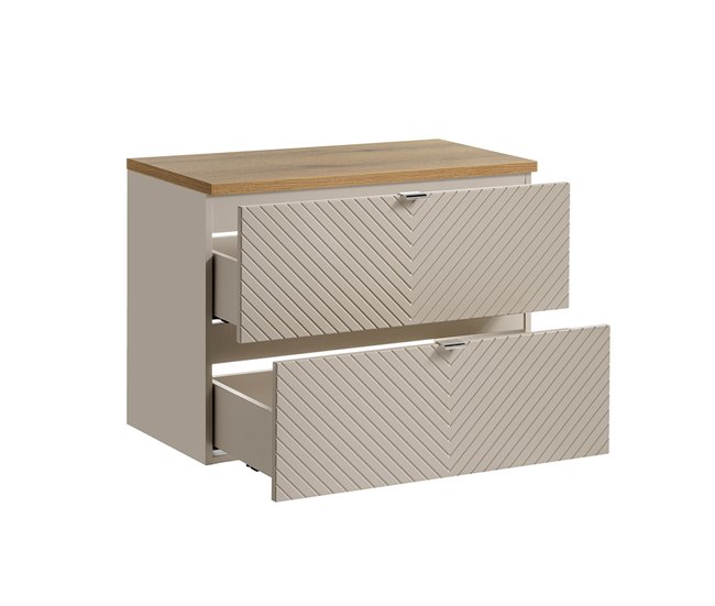 Mueble bajo lavabo encimera Manoa 80 Beige