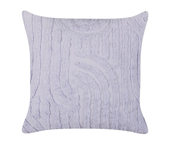 Beliani Cojín decorativo TELLIMA 45x45 Lavanda